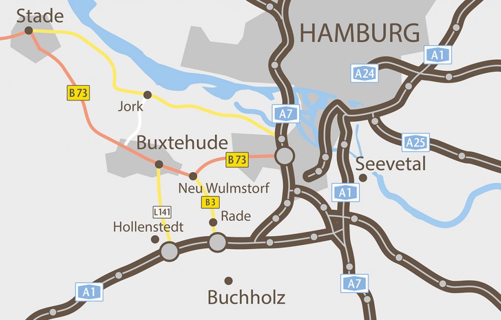 Karte Autobahn